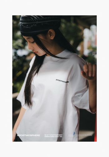 Apostle - 25SS "APOSTMOSPHERE" Embroidered Boxy TEE