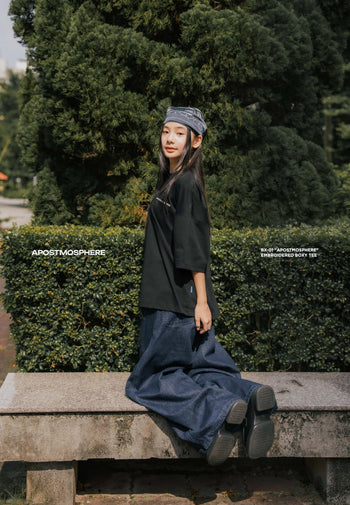 Apostle - 25SS "APOSTMOSPHERE" Embroidered Boxy TEE