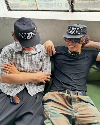 2D2idiots.labe - Pearl Floral Pillbox Cap Ver 2  水鑽小花藥盒帽