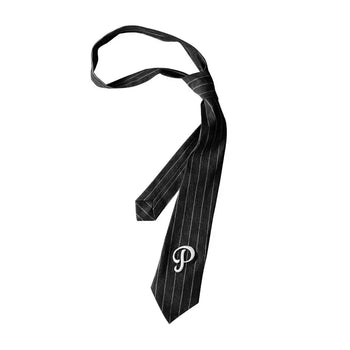 PUSH PUSH - PP STRIPED TIE 條紋刺繡文字領帶