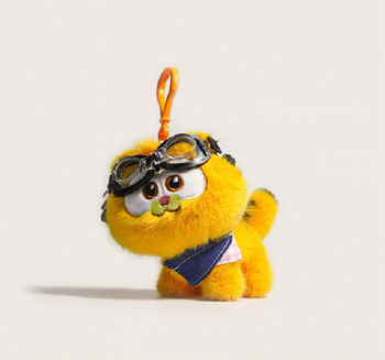 正版聯名加菲貓可愛絨毛公仔玩偶包包掛件鑰匙扣飾品配件