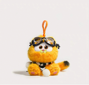 正版聯名加菲貓可愛絨毛公仔玩偶包包掛件鑰匙扣飾品配件