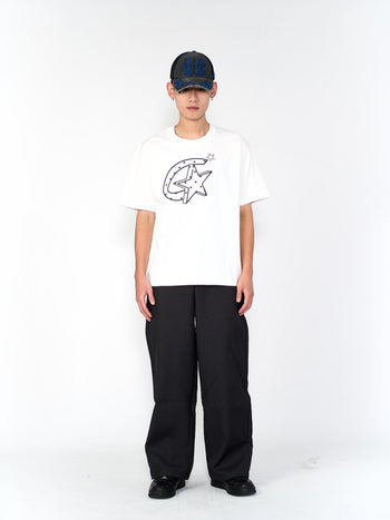 “MADE 𝗚𝘂𝗯𝗮𝗻 " 原創 星星 街舞 大星 260G 印花 短袖 T恤