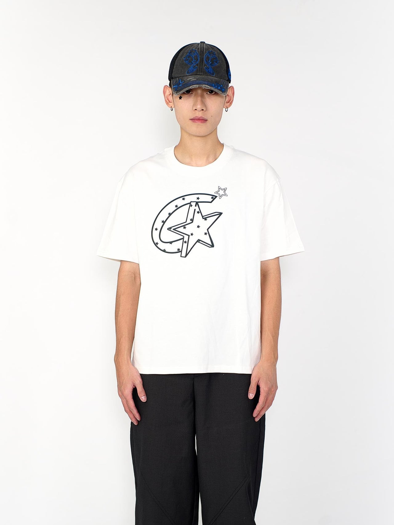 “MADE 𝗚𝘂𝗯𝗮𝗻 " 原創 星星 街舞 大星 260G 印花 短袖 T恤