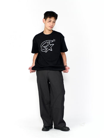 “MADE 𝗚𝘂𝗯𝗮𝗻 " 原創 星星 街舞 大星 260G 印花 短袖 T恤