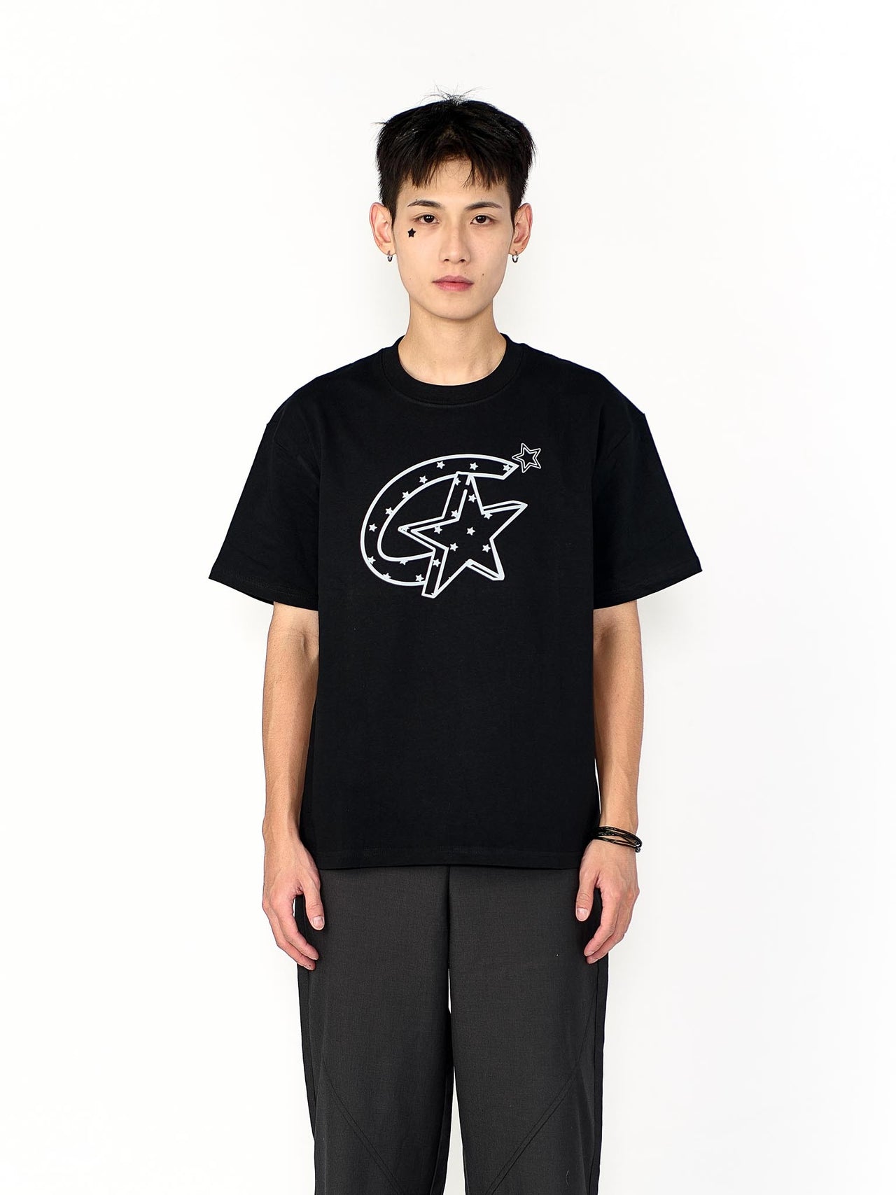 “MADE 𝗚𝘂𝗯𝗮𝗻 " 原創 星星 街舞 大星 260G 印花 短袖 T恤