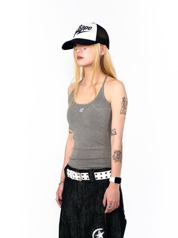 “MADE 𝗚𝘂𝗯𝗮𝗻 " 原創 自帶胸墊 吊帶 休閒 街舞 瑜伽 背心