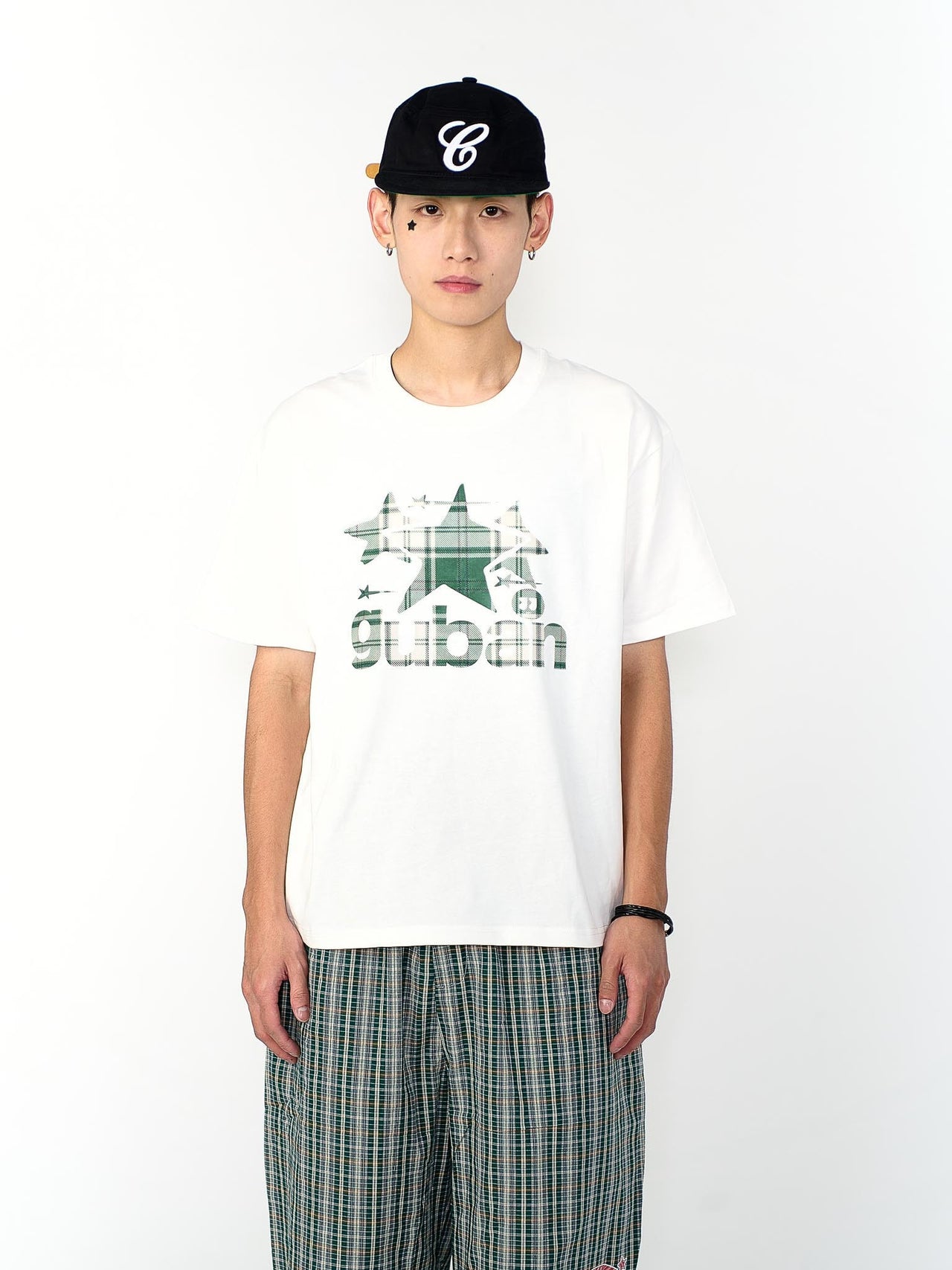 “MADE 𝗚𝘂𝗯𝗮𝗻 " 原創 GUBAN 星星 街舞 260G 印花 短袖 T恤