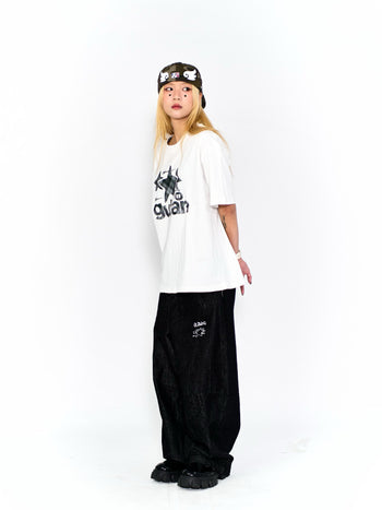 “MADE 𝗚𝘂𝗯𝗮𝗻 " 原創 GUBAN 星星 街舞 260G 印花 短袖 T恤