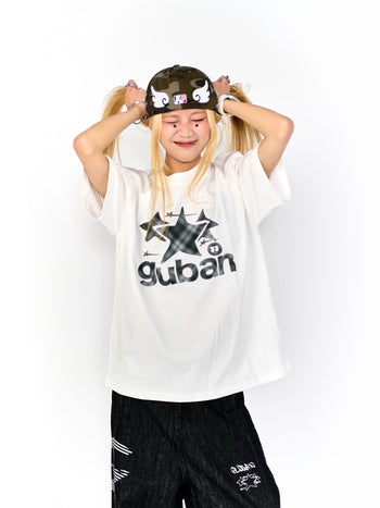 “MADE 𝗚𝘂𝗯𝗮𝗻 " 原創 GUBAN 星星 街舞 260G 印花 短袖 T恤