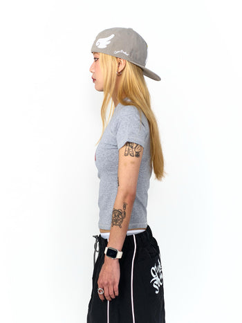 “MADE 𝗚𝘂𝗯𝗮𝗻 " 街舞 星星 正肩 短板 半高領 彈性 短袖