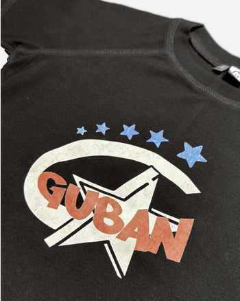 “MADE 𝗚𝘂𝗯𝗮𝗻 " 街舞 星星 正肩 短板 半高領 彈性 短袖