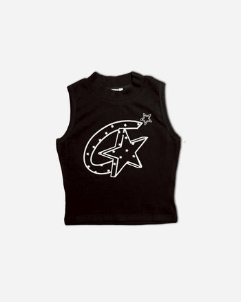 “MADE 𝗚𝘂𝗯𝗮𝗻 " 街舞 星星 短板 高領 無袖 背心