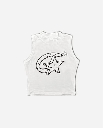“MADE 𝗚𝘂𝗯𝗮𝗻 " 街舞 星星 短板 高領 無袖 背心