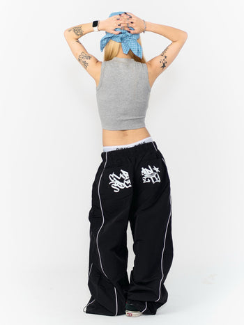 “MADE 𝗚𝘂𝗯𝗮𝗻 " 街舞 星星 短板 高領 無袖 背心