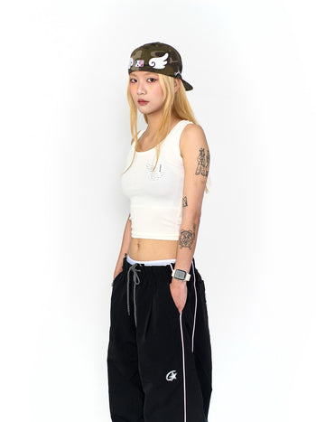 “MADE 𝗚𝘂𝗯𝗮𝗻 " 可愛 日常 翅膀 無袖 背心