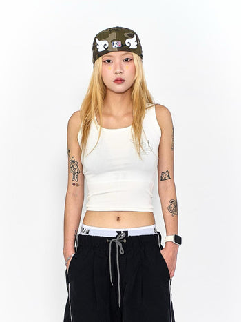 “MADE 𝗚𝘂𝗯𝗮𝗻 " 可愛 日常 翅膀 無袖 背心