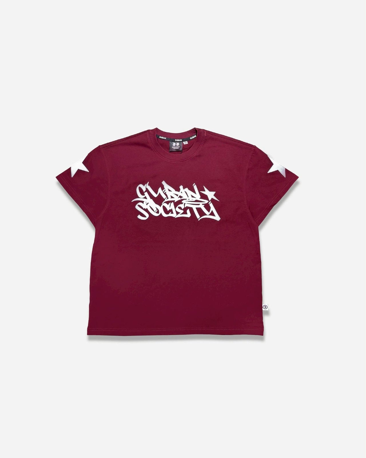 “MADE 𝗚𝘂𝗯𝗮𝗻 " 塗鴉 街頭 星星 寬鬆 BOXY 涼感 短袖