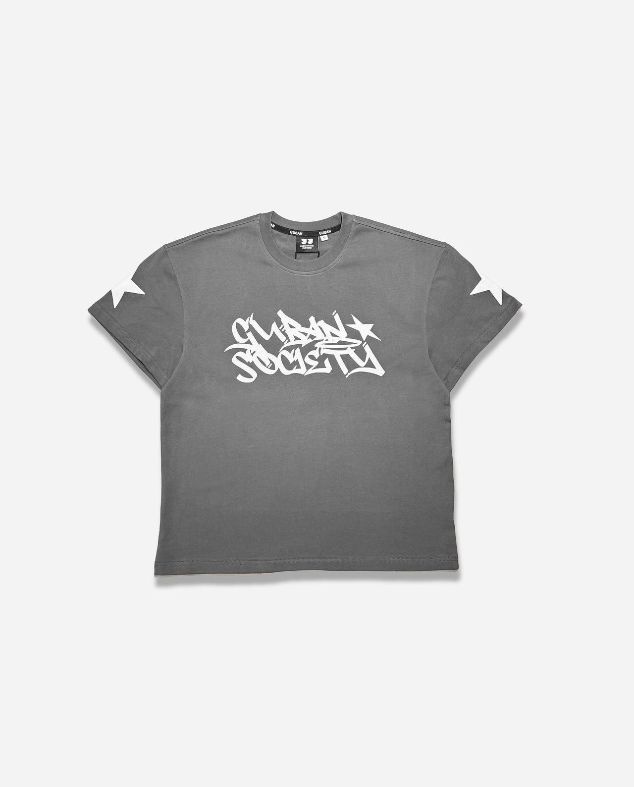 “MADE 𝗚𝘂𝗯𝗮𝗻 " 塗鴉 街頭 星星 寬鬆 BOXY 涼感 短袖