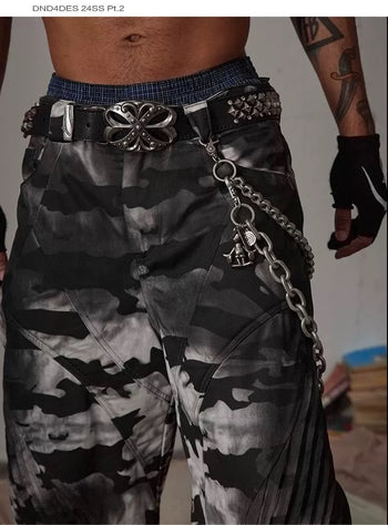 DND4DES 龐克 雕花 帶扣 重工 金屬 牛皮 真皮 皮帶