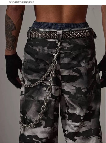 DND4DES 龐克 雕花 帶扣 重工 金屬 牛皮 真皮 皮帶