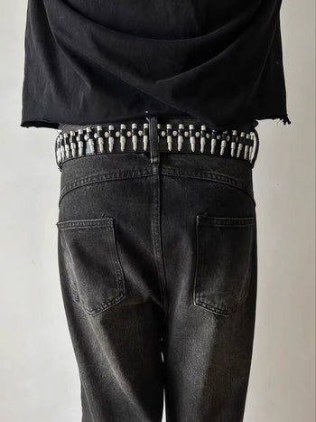 DND4DES 龐克 暗黑 金屬 子彈 皮帶