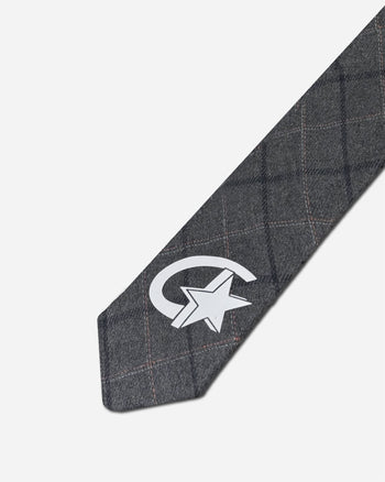 " MADE 𝗚𝘂𝗯𝗮𝗻 " 復古條紋印花領帶