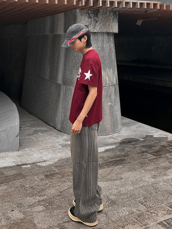 “MADE 𝗚𝘂𝗯𝗮𝗻 " 塗鴉 街頭 星星 寬鬆 BOXY 涼感 短袖