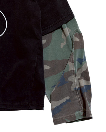 E’TREALOUEST 25FW  Camo logo Long Sleeve