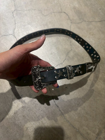 朋克 鉚釘 星星 酷辣 小眾 皮帶 腰帶