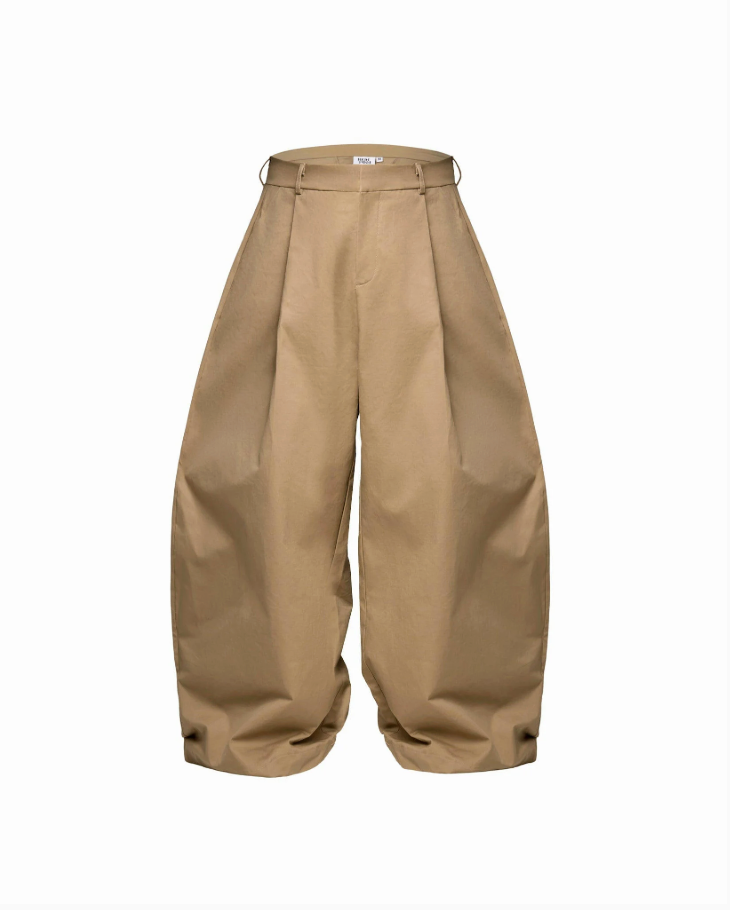 PUSH PUSH - PP KHAKI PANTS 寬鬆廓形休閒長褲