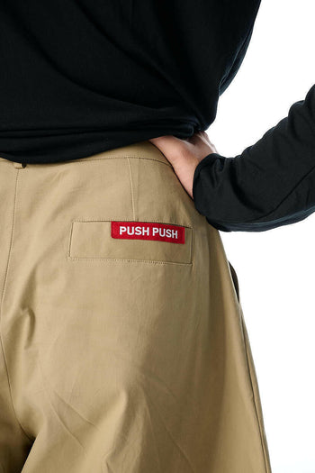 PUSH PUSH - PP KHAKI PANTS 寬鬆廓形休閒長褲