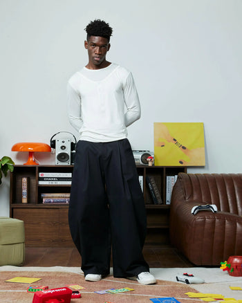 PUSH PUSH - PP KHAKI PANTS 寬鬆廓形休閒長褲