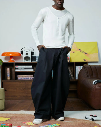 PUSH PUSH - PP KHAKI PANTS 寬鬆廓形休閒長褲