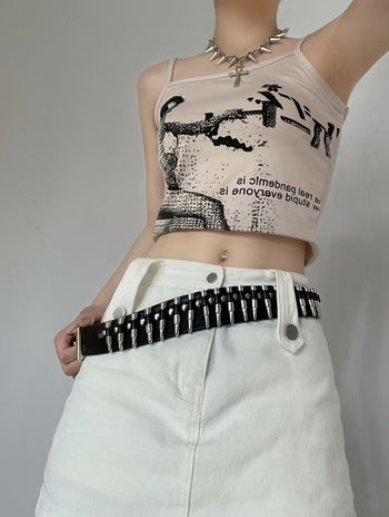 DND4DES 龐克 暗黑 金屬 子彈 皮帶