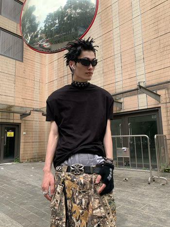 DND4DES 龐克 雕花 帶扣 重工 金屬 牛皮 真皮 皮帶