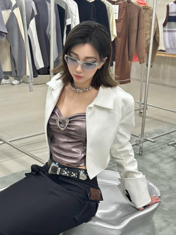 朋克 鉚釘 星星 酷辣 小眾 皮帶 腰帶