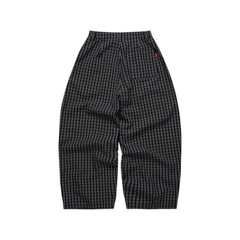 PUSH PUSH - Gingham Wide Pants 格紋 寬鬆 舒適 休閒 長褲