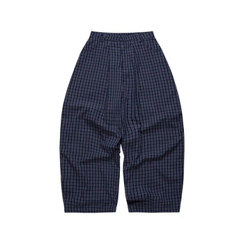 PUSH PUSH - Gingham Wide Pants 格紋 寬鬆 舒適 休閒 長褲