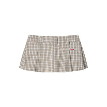 PUSH PUSH - Gingham Mini Skirt 格紋 復古 板搭 短裙 裙子