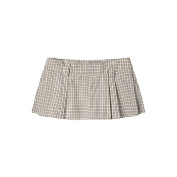 PUSH PUSH - Gingham Mini Skirt 格紋 復古 板搭 短裙 裙子