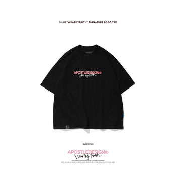Apostle - 25AW "Wearbyfaith" Signature LOGO TEE