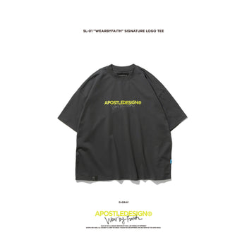 Apostle - 25AW "Wearbyfaith" Signature LOGO TEE