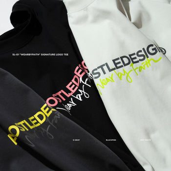 Apostle - 25AW "Wearbyfaith" Signature LOGO TEE
