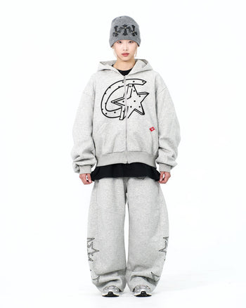 " MADE 𝗚𝘂𝗯𝗮𝗻 " 原創 星星 街頭 街舞 休閒 套裝 外套