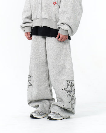 " MADE 𝗚𝘂𝗯𝗮𝗻 " 原創 星星 街頭 街舞 休閒 套裝 長褲