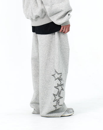 " MADE 𝗚𝘂𝗯𝗮𝗻 " 原創 星星 街頭 街舞 休閒 套裝 長褲