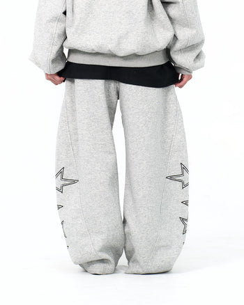 " MADE 𝗚𝘂𝗯𝗮𝗻 " 原創 星星 街頭 街舞 休閒 套裝 長褲