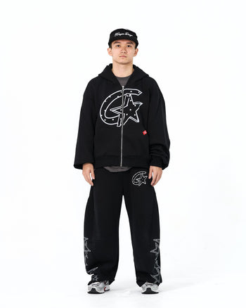 " MADE 𝗚𝘂𝗯𝗮𝗻 " 原創 星星 街頭 街舞 休閒 套裝 長褲