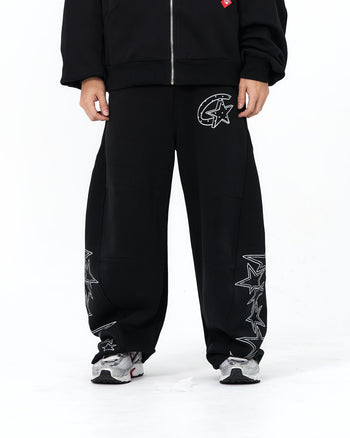 " MADE 𝗚𝘂𝗯𝗮𝗻 " 原創 星星 街頭 街舞 休閒 套裝 長褲